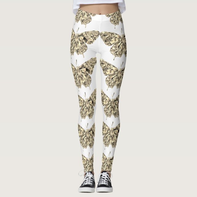 Stilvolle hübsche Schmetterling-Leggings Leggings (Vorderseite)