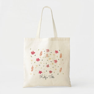 Stilvolle Hübsche Tasche mit rosa Blume