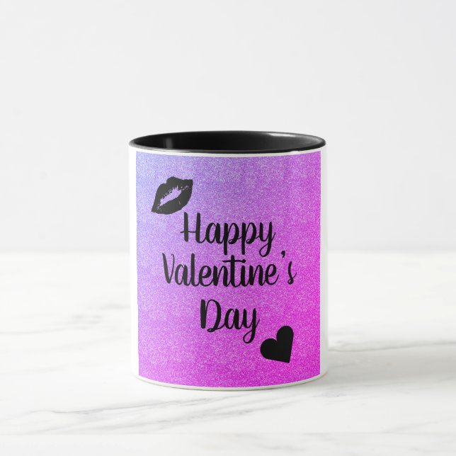 Stilvolle hübsche Valentinstag-Tasse Tasse (Zentrum)