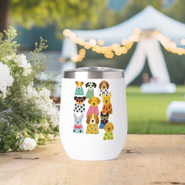 Stilvolle Hunde Funny Pet Lover Geschenk (Hochzeit (gedreht))