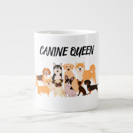 Stilvolle Hunde-Mama Jumbo-Tasse