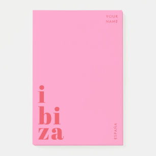 Stilvolle Ibiza Post it Sticky Notizen