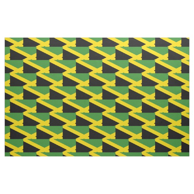 Stilvolle JAMAICA-Flagge Stoff (Fat Quarter (45,7 x 55,9 cm))