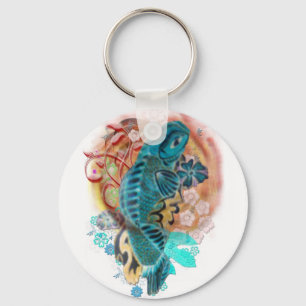 Stilvolle Japaner Koi Fische Schlüsselanhänger