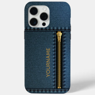Stilvolle Jeans mit Reißverschluss Case-Mate iPhone Hülle