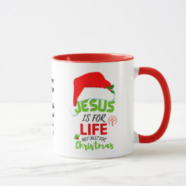 Stilvolle JESUS IST FÜR DAS LEBEN, nicht nur zu We Tasse