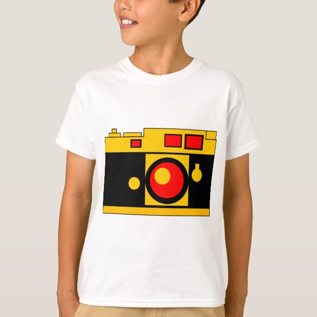Stilvolle Kamera T-Shirt (Vorderseite)