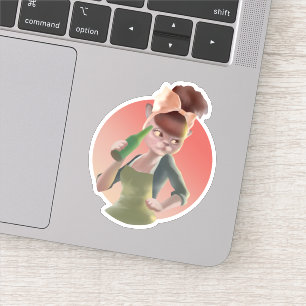 Stilvolle Katze mit Flasche Sitzen im Bar Aufkleber