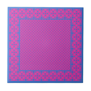 Stilvolle Keramik Tile, Magenta: Helle blaue Punkt Fliese