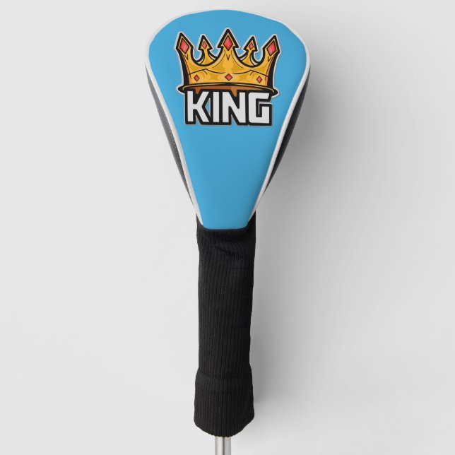 Stilvolle King Crown Golf Head Cover Golf Headcover (Vorderseite)