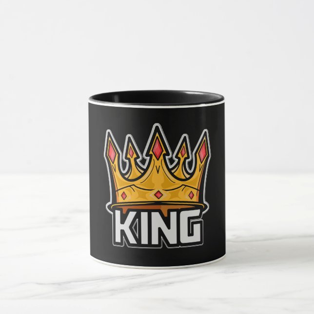 Stilvolle King Crown-Tasse Tasse (Zentrum)