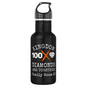 Stilvolle KINGDOM DIAMONDS FR61 Familienzimmer Edelstahlflasche
