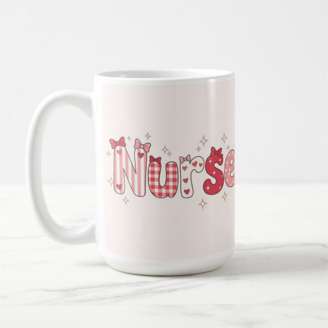 Stilvolle Krankenschwester Kaffeetasse (Links)