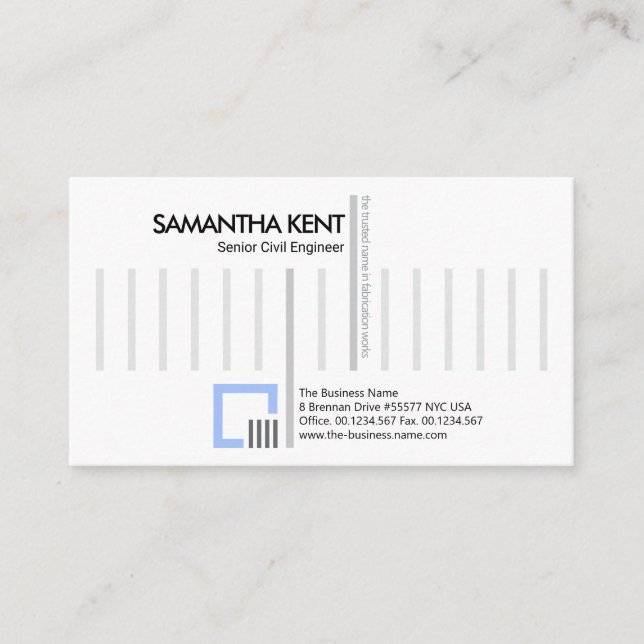 Stilvolle kreative Neukonstruktion Visitenkarte (Vorderseite)