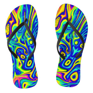Stilvolle Kunstmuster-Formen Flip Flops