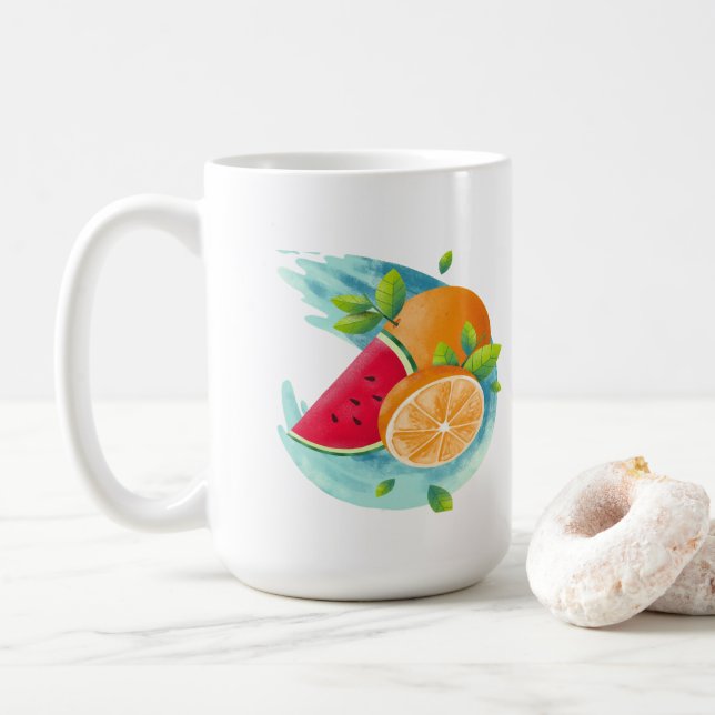 Stilvolle & langlebige künstlerische Tasse (Mit Donut)