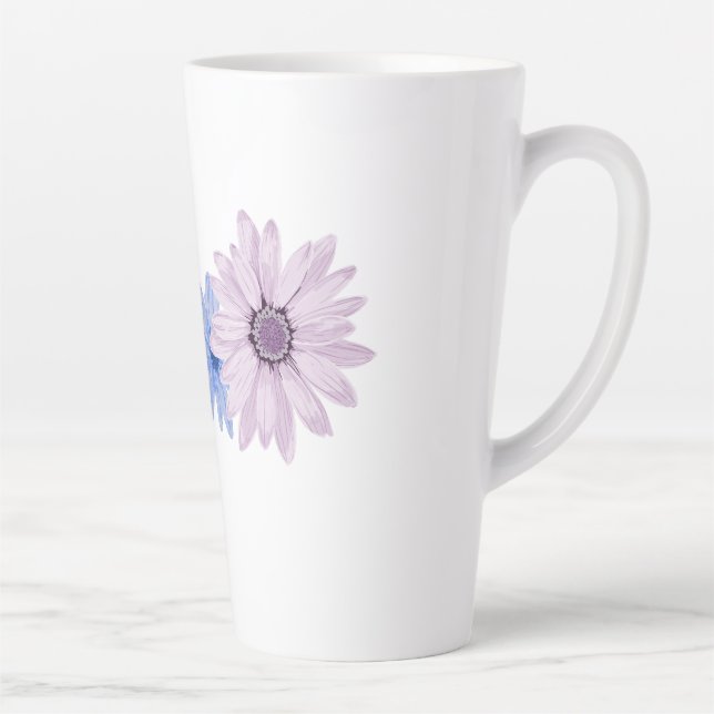Stilvolle Latte-Kaffeetasse Milchtasse (Rechts)