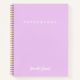 Stilvolle Lavender Lila Minimalistische Girly Stud Notizbuch