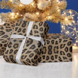 Stilvolle leopard-Cheetah-Pelztiermuster Geschenkpapier
