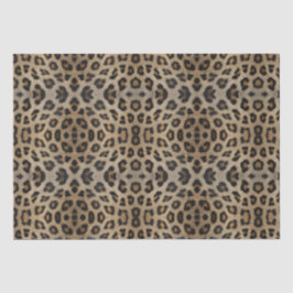 Stilvolle leopard-Cheetah-Pelztiermuster Seidenpapier