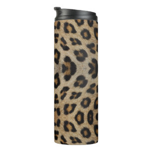 Stilvolle leopard-Cheetah-Pelztiermuster Thermosbecher