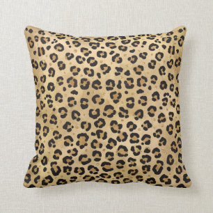 Stilvolle Leopard Print Wild Safari Jungle Animal  Kissen
