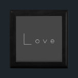 Stilvolle Liebe-Hochzeit in Grau Erinnerungskiste<br><div class="desc">Sie können die Schriftart und Farben leicht ändern. Sie können auch Ihr Logo und das Hintergrundbild hinzufügen,  wie Sie möchten.</div>