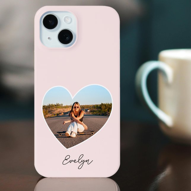 Stilvolle Liebe mit Personalisiertem Namen Foto Case-Mate iPhone Hülle (Von Creator hochgeladen)