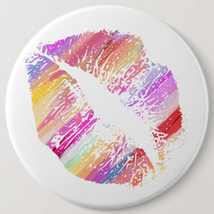 Stilvolle Lips #10 Button