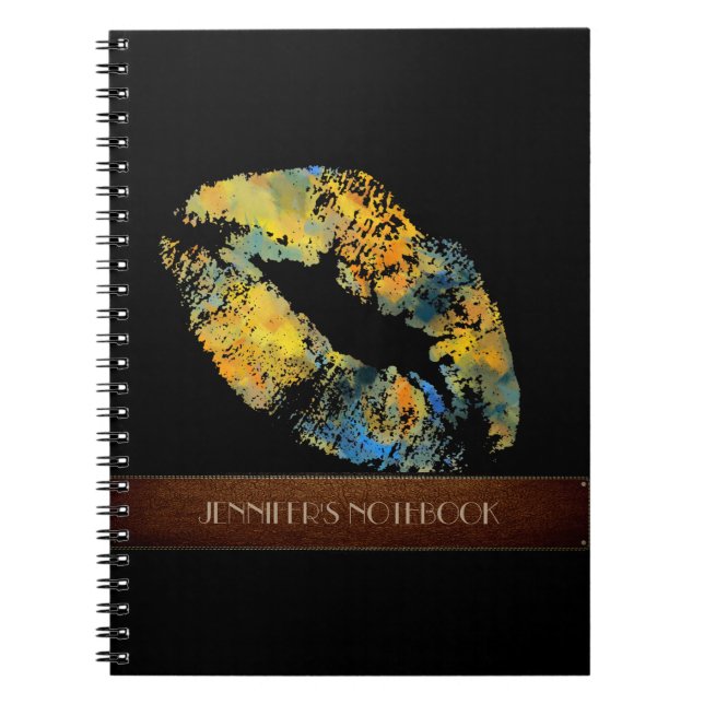 Stilvolle Lips #11 Notizblock (Vorderseite)