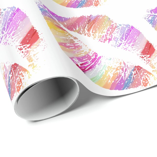 Stilvolle Lips #16 Geschenkpapier (Rolleneckpunkt)