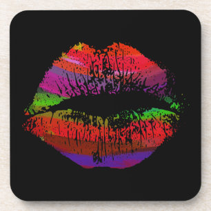 Stilvolle Lips #18 Untersetzer