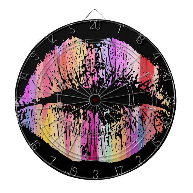 Stilvolle Lips #20 Dartscheibe (vorne)