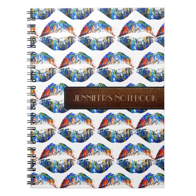 Stilvolle Lips #30 Notizblock (Vorderseite)