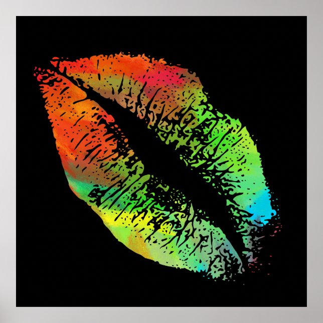 Stilvolle Lips #3 Poster (Vorne)