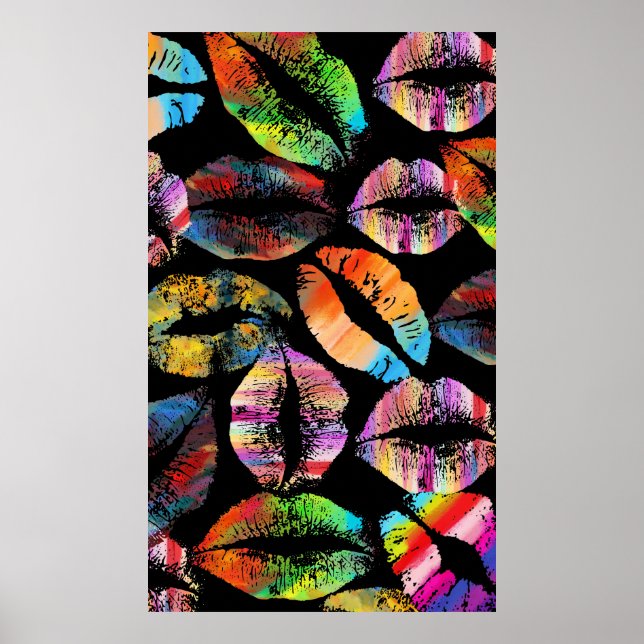 Stilvolle Lips #8 Poster (Vorne)