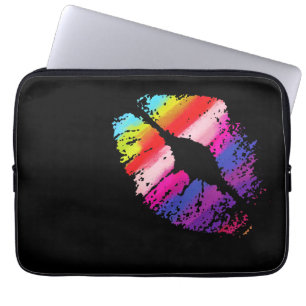 Stilvolle Lips #9 Laptopschutzhülle