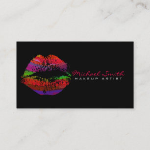 Stilvolle Lips Makeup Artist #26 Visitenkarte