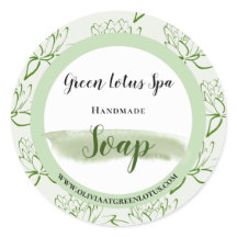 Stilvolle Lotus Zuhause Business Soap Produktetike