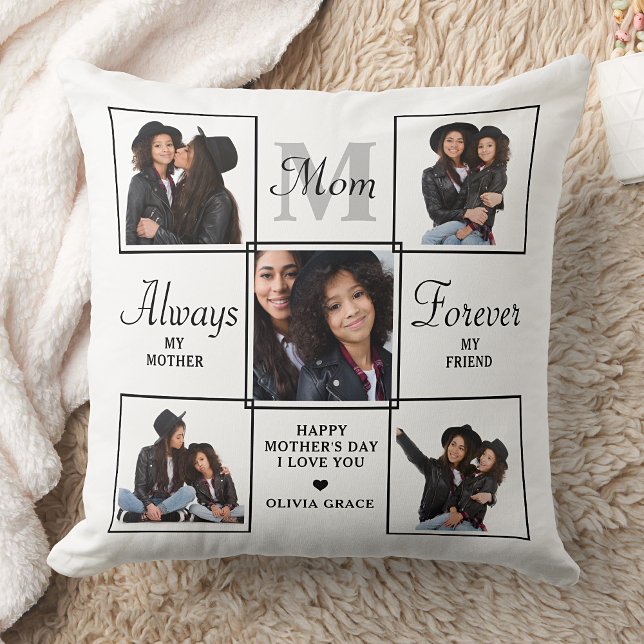 Stilvolle MAMA Personalisiert Monogram 5 FotoColla Kissen (Von Creator hochgeladen)