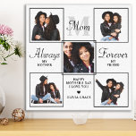 Stilvolle MAMA Personalisiert Monogram 5 FotoColla Leinwanddruck<br><div class="desc">Überraschen Mama diesen Tag Mütter mit einem personalisierten 5 Foto einzigartigen Muttergedicht & Monogramm Leinwand. "Always My Mother, Forever My Friend" Personalisieren Sie diese Mama-Leinwand mit Lieblings-Fotos, Nachrichten und Namen. Besuchen Sie unsere Kollektion für die besten Mama's Day Geschenke und personalisierten Mama Geschenke. COPYRIGHT © 2022 Judy Burrows, Black Dog...</div>