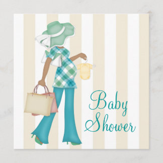 Stilvolle Mami Ethnische Babyparty Einladung