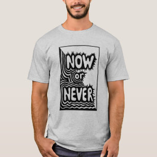 Stilvolle Männer-T - Shirt mit Inschrift