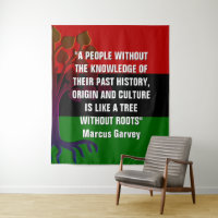 Stilvolle Marcus Garvey TREE OHNE ROOTS