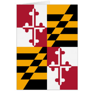 Stilvolle Maryland State Flag Dekoration