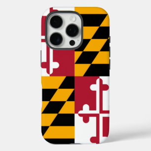 Stilvolle Maryland State Flag Dekoration iPhone 16 Pro Hülle
