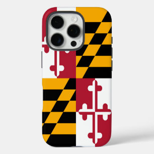Stilvolle Maryland State Flag Dekoration iPhone 16 Pro Hülle