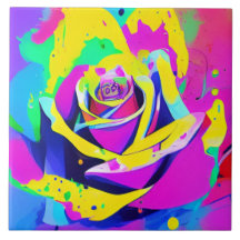 Stilvolle Mehrfarbige Blume