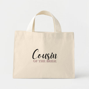 Stilvolle Minimal Art Tote Tasche - Cousin der Bra