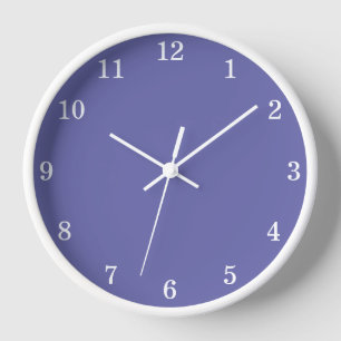Stilvolle Minimalistische Lavendel-Wall-Uhr Uhr